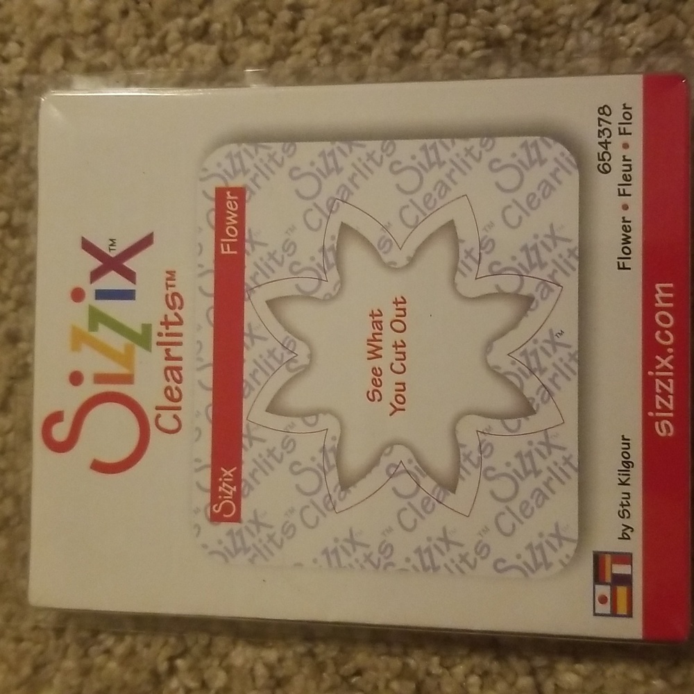 Sizzix Clearlits. Flower.